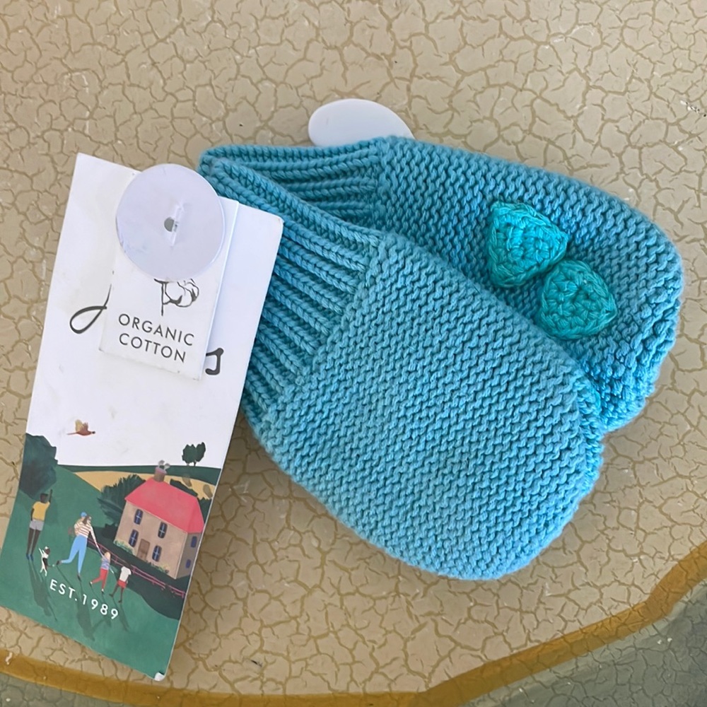 Joules Baby Paw Print Mittens